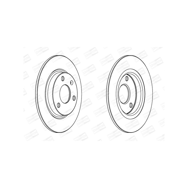 Disque de frein à l'unité CHAMPION