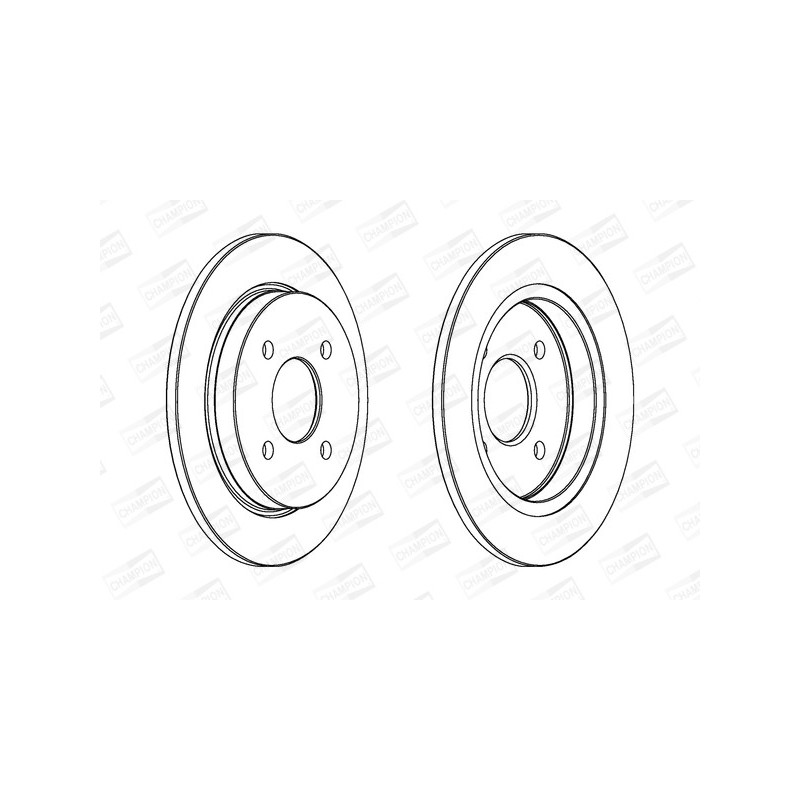 Disque de frein à l'unité CHAMPION