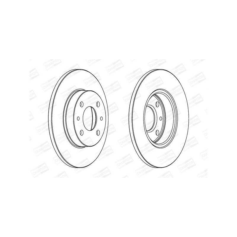 Disque de frein à l'unité CHAMPION