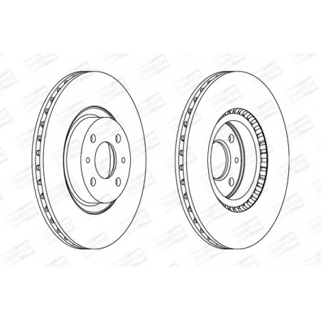 Disque de frein à l'unité...