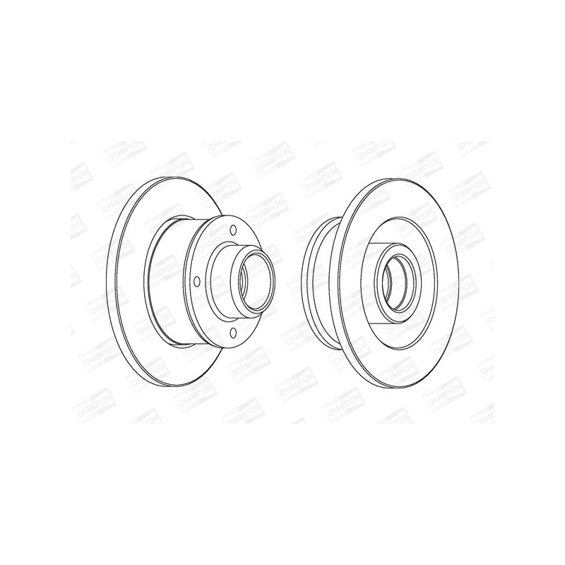 Disque de frein à l'unité CHAMPION