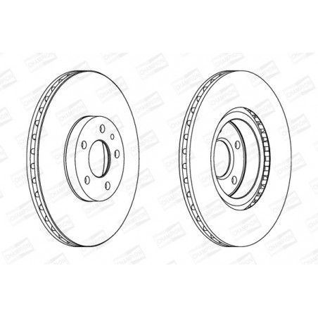 Disque de frein à l'unité...