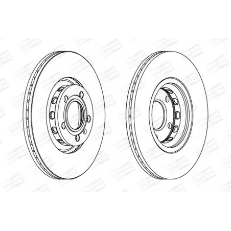 Disque de frein à l'unité...