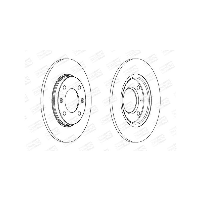 Disque de frein à l'unité CHAMPION