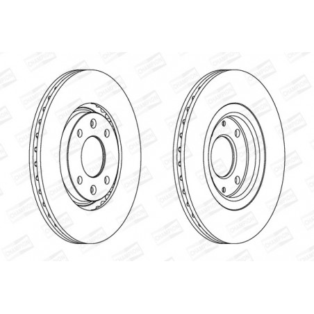 Disque de frein à l'unité...