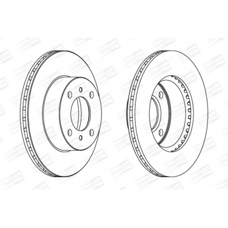 Disque de frein à l'unité...