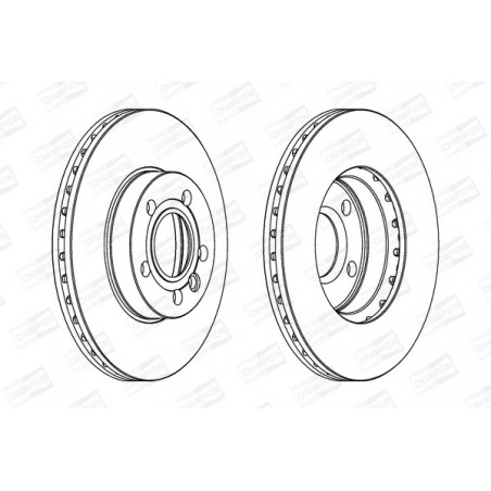 Disque de frein à l'unité...