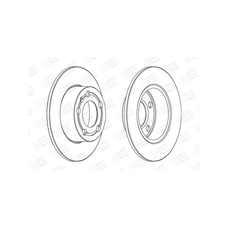 Disque de frein à l'unité CHAMPION