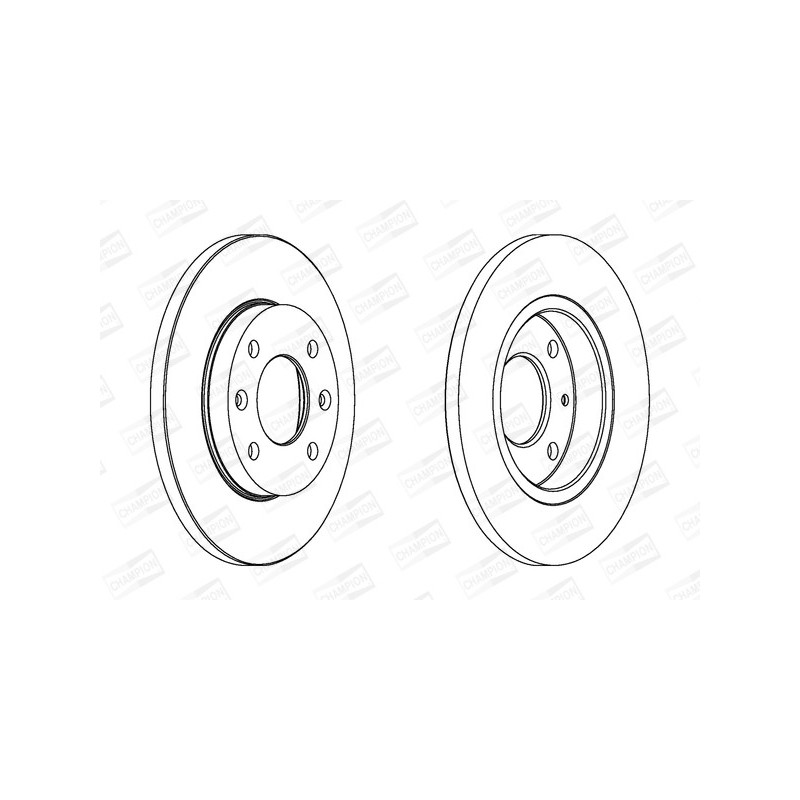 Disque de frein à l'unité CHAMPION