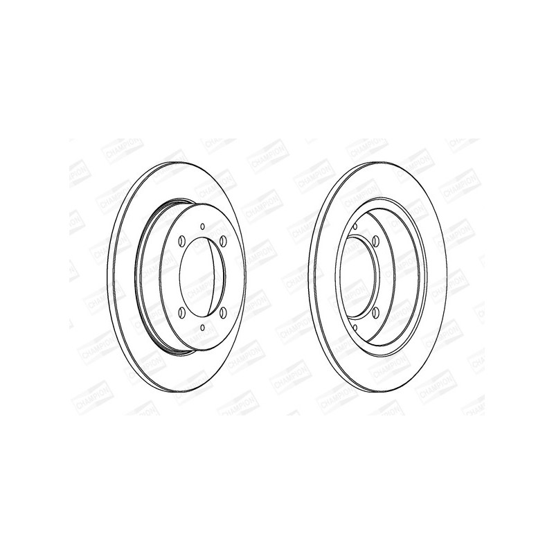 Disque de frein à l'unité CHAMPION