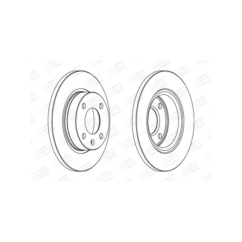 Disque de frein à l'unité CHAMPION