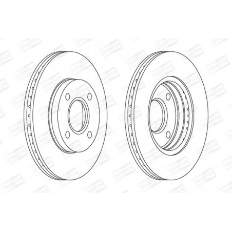 Disque de frein à l'unité...
