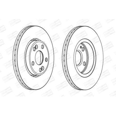 Disque de frein à l'unité...