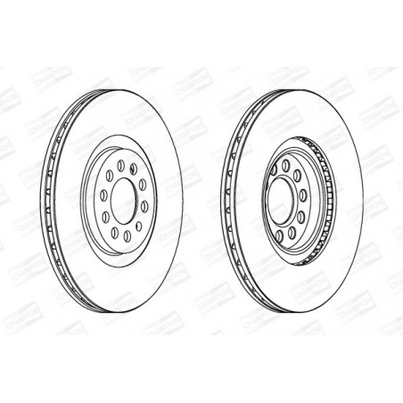 Disque de frein à l'unité...