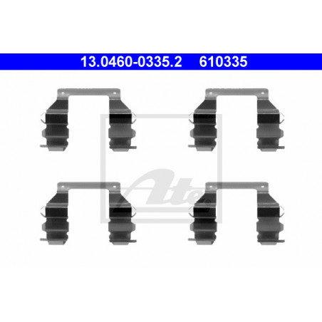 Kit d'accessoires (plaquette de frein) ATE