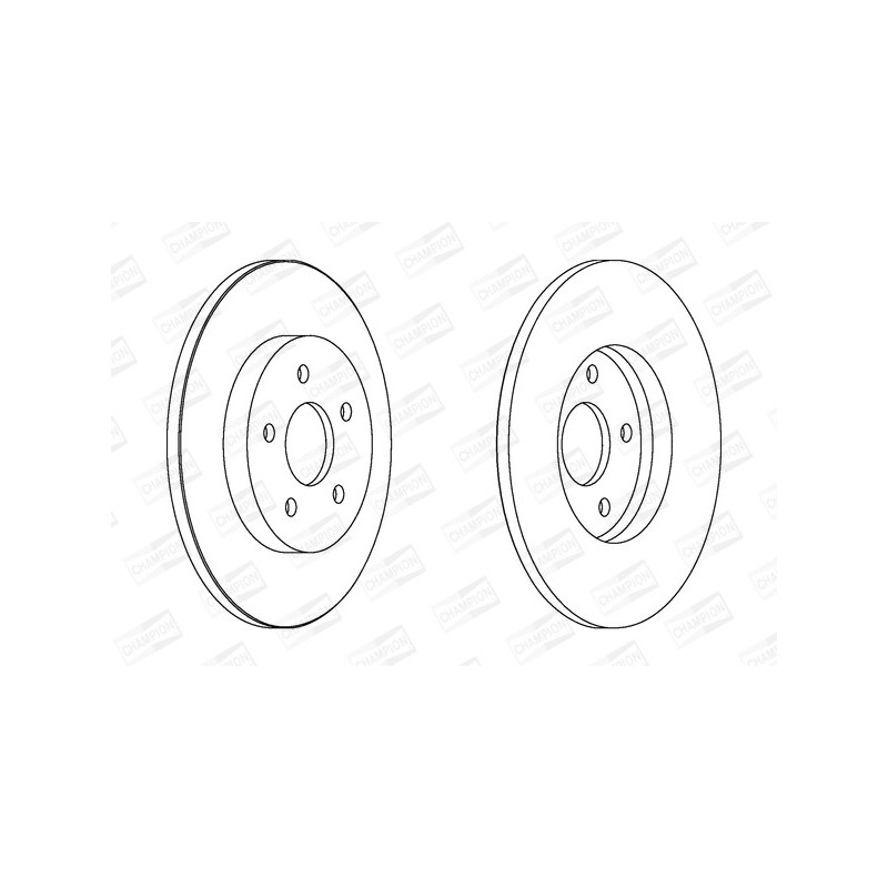 Disque de frein à l'unité CHAMPION