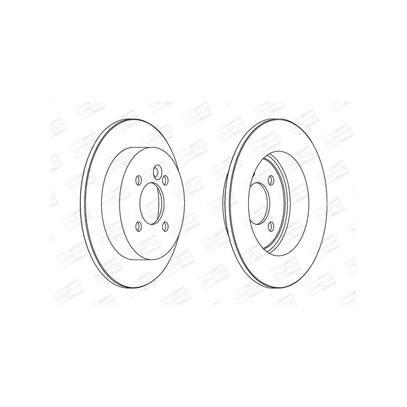 Disque de frein à l'unité CHAMPION
