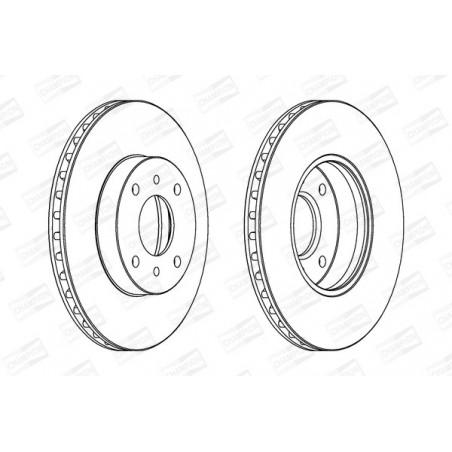 Disque de frein à l'unité...
