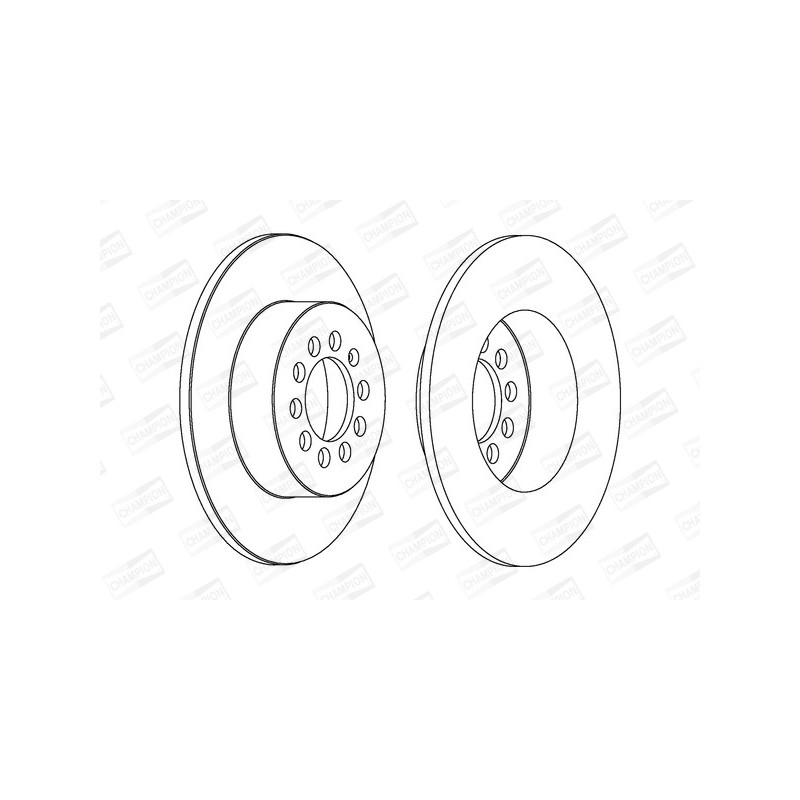 Disque de frein à l'unité CHAMPION