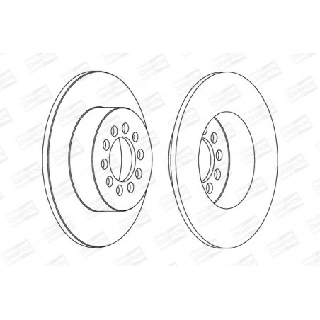 Disque de frein à l'unité...