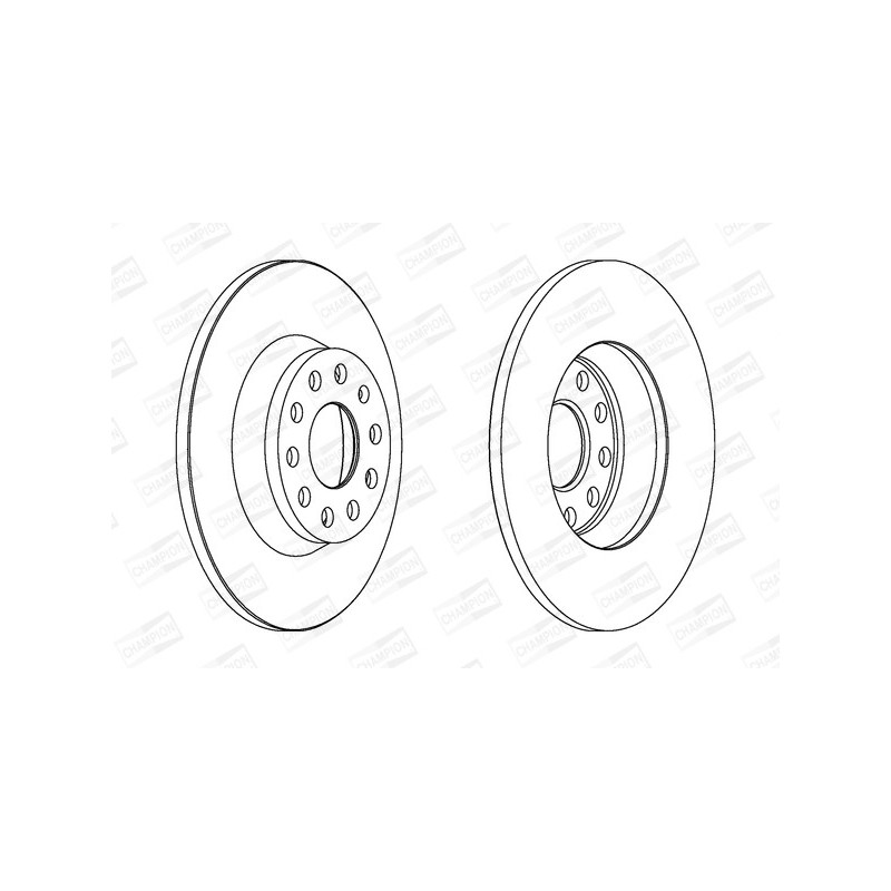 Disque de frein à l'unité CHAMPION