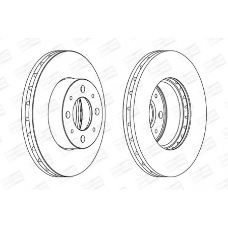 Disque de frein à l'unité...