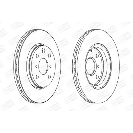 Disque de frein à l'unité...