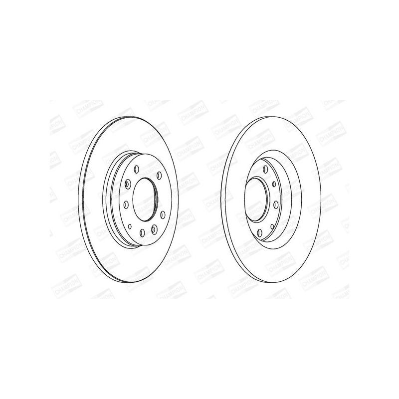 Disque de frein à l'unité CHAMPION