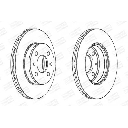Disque de frein à l'unité...