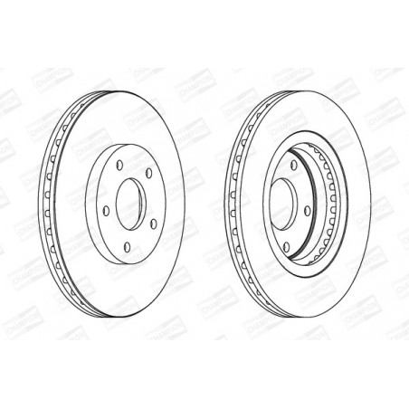 Disque de frein à l'unité...