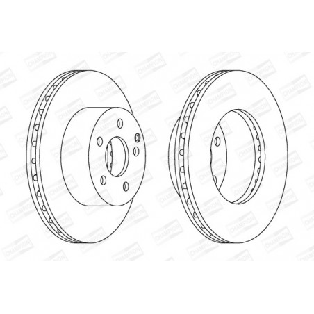 Disque de frein à l'unité...