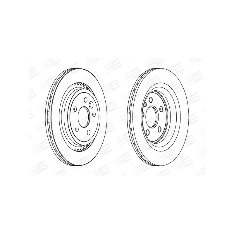 Disque de frein à l'unité CHAMPION