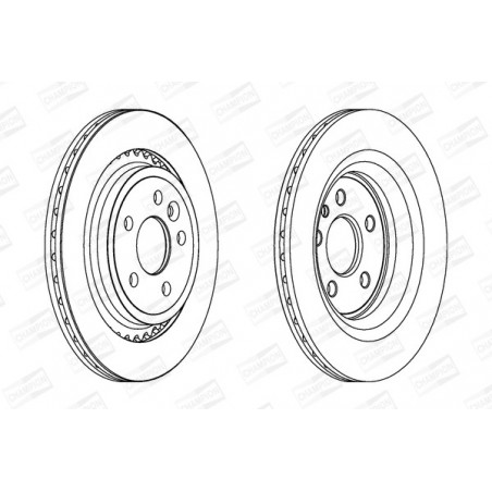 Disque de frein à l'unité...