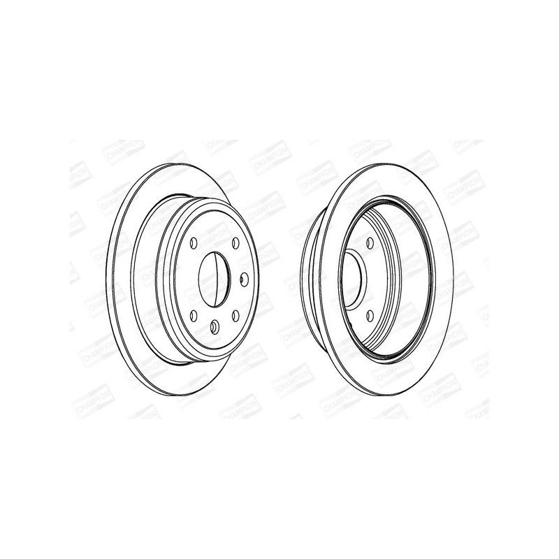 Disque de frein à l'unité CHAMPION