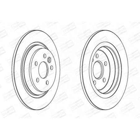 Disque de frein à l'unité...