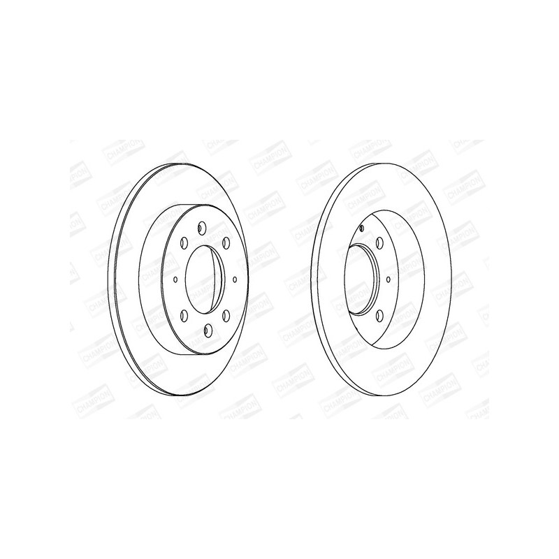 Disque de frein à l'unité CHAMPION