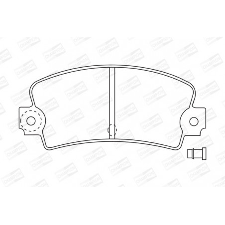 Jeu de quatre plaquettes de...