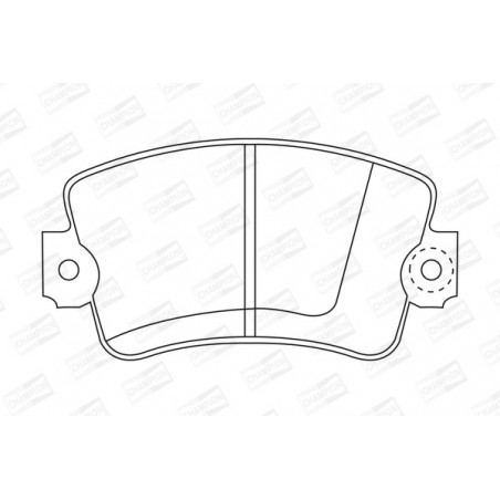 Jeu de quatre plaquettes de...