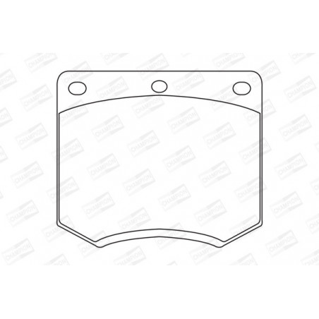 Jeu de quatre plaquettes de...