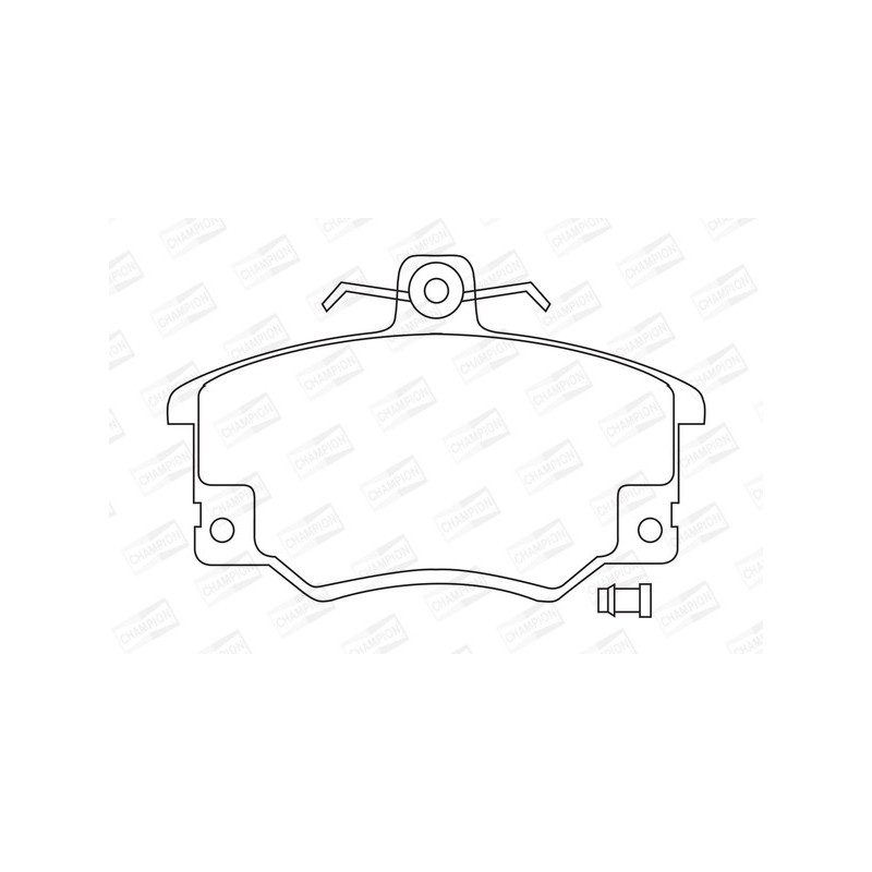 Jeu de quatre plaquettes de frein à disque CHAMPION