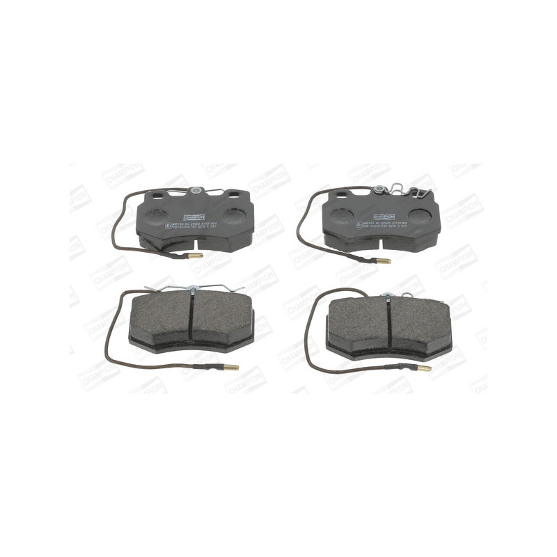 Jeu de quatre plaquettes de frein à disque CHAMPION