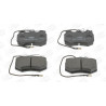 Jeu de quatre plaquettes de frein à disque CHAMPION