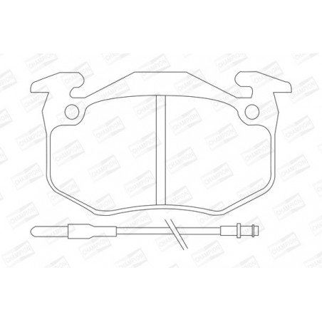 Jeu de quatre plaquettes de...