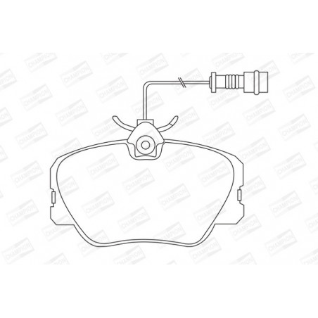 Jeu de quatre plaquettes de...