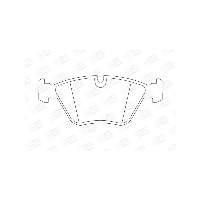 Jeu de quatre plaquettes de frein à disque CHAMPION