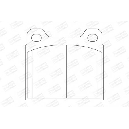 Jeu de quatre plaquettes de...