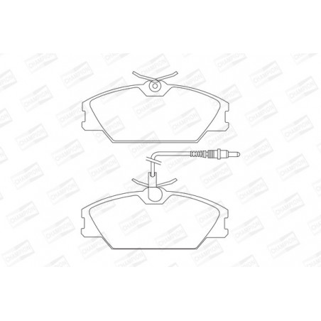 Jeu de quatre plaquettes de...