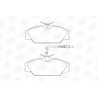 Jeu de quatre plaquettes de frein à disque CHAMPION