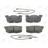Jeu de quatre plaquettes de frein à disque CHAMPION