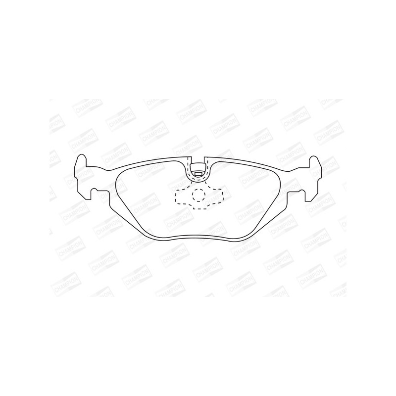 Jeu de quatre plaquettes de frein à disque CHAMPION